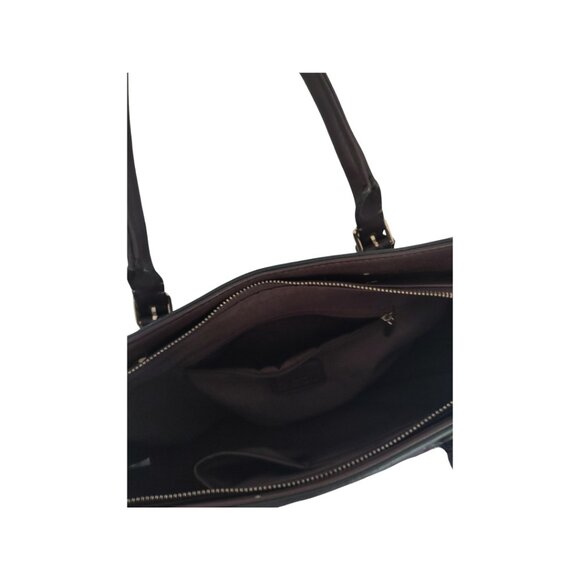 Brown Faux Leather Tote Bag - Picture 4 of 4